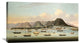 "A View of Victoria, Hong Kong, With The Hulk H" Artwork, 36" x 20"