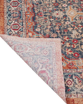 Noori Rug Low-Pile Neal Blue/Rust Rug