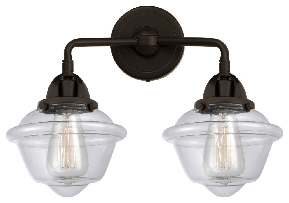 288-2W-OB-G532 2 Light 15.5" Bath Vanity Light, Oil Rubbed Bronze