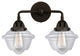 288-2W-OB-G532 2 Light 15.5" Bath Vanity Light, Oil Rubbed Bronze