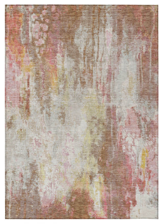 Machine Washable Indoor/Outdoor Chantille ACN1640 Tan 10' x 14' Rug