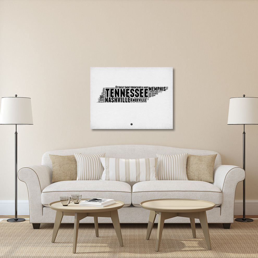 "Tennessee Word Cloud 2" Fine Art Print