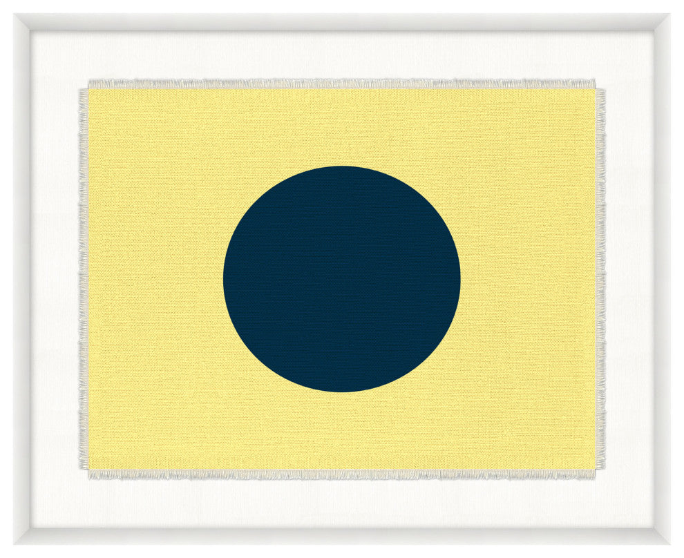 Nautical Flag Textile I, Giclee Reproduction Artwork