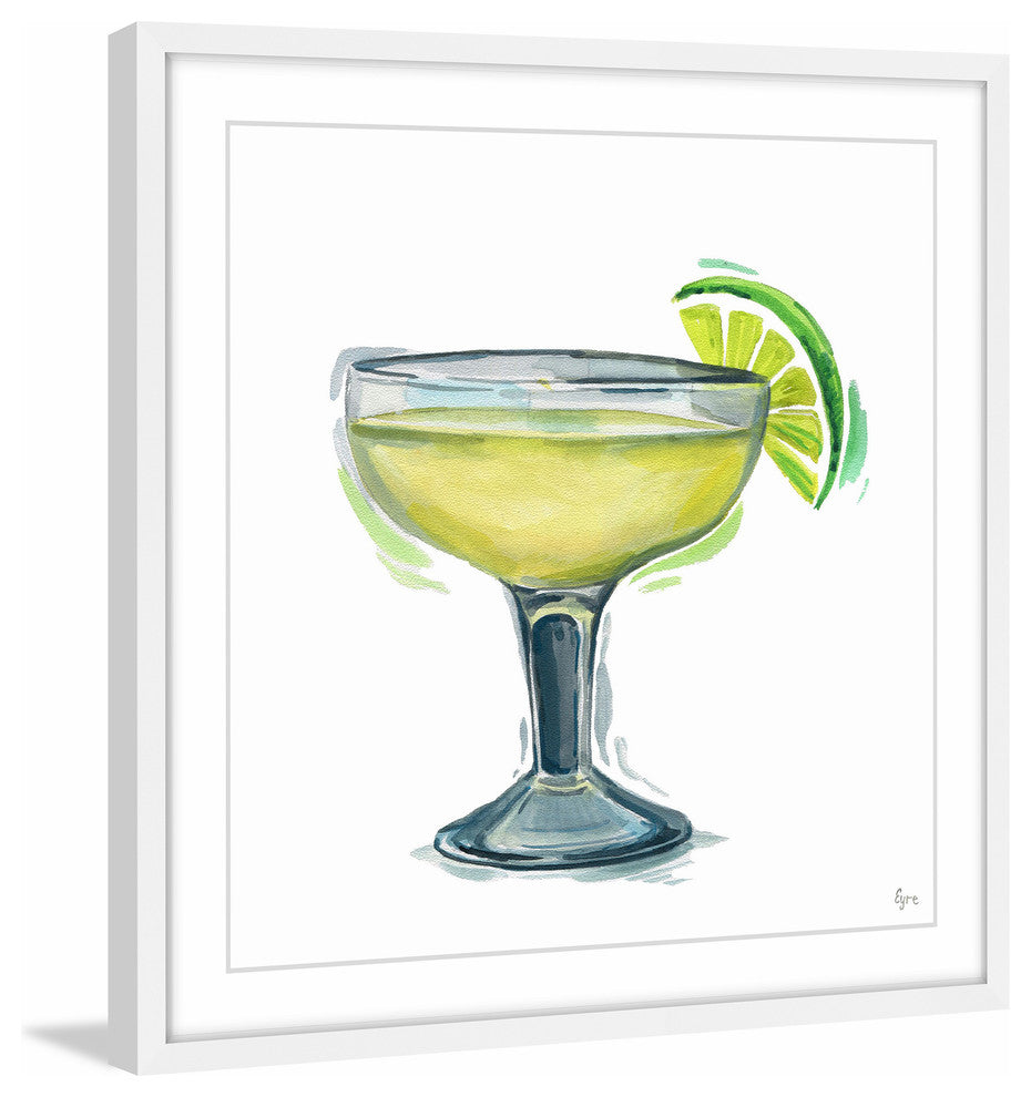 "Margarita Citron" Framed Painting Print, 32"x32"