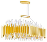 Cityscape 20 Light Chandelier With Satin Gold Finish
