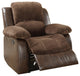 Homelegance Cranley Reclining Chair, Brown Microfiber