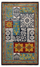 Suzani, One-of-a-Kind Hand-Knotted Area Rug Blue, 3' 3 x 5' 5