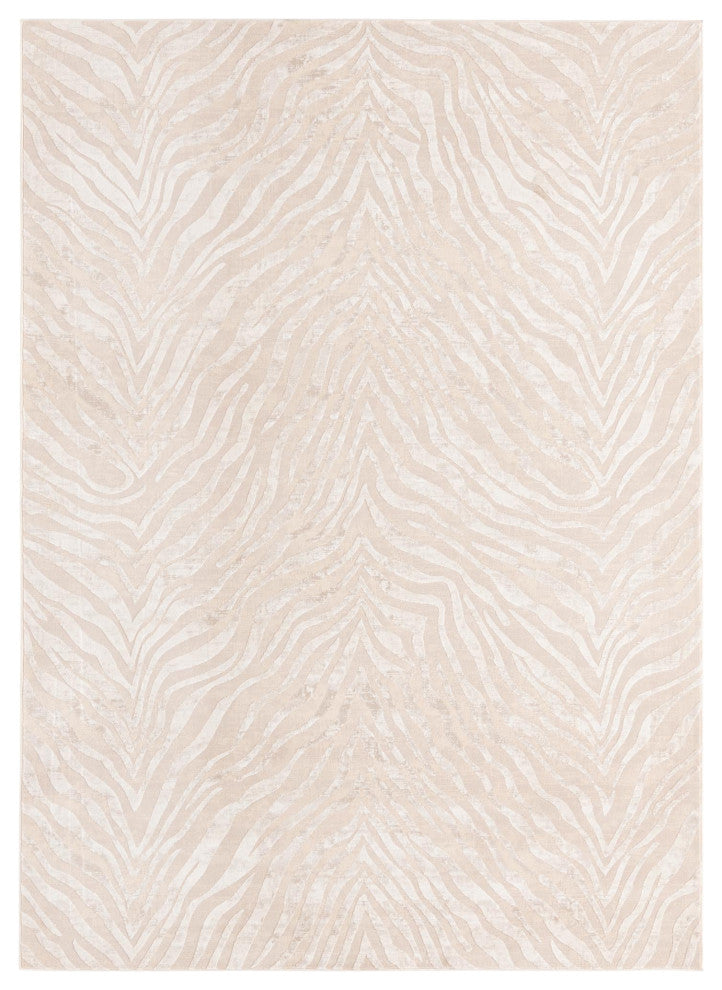 Unique Loom Meghan Finsbury Rug, Ivory Beige, 7'x10'