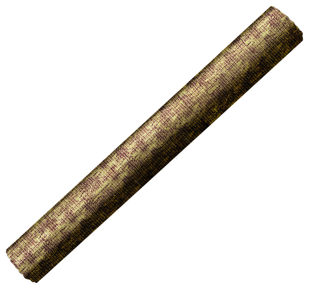 Leaf PVC Bathroom Mat, Beige, 26" x 35", Covers 6.3 sq ft