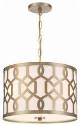 Crystorama Lighting Group 2265 Jennings 3 Light 18"W Pendant - Aged Brass