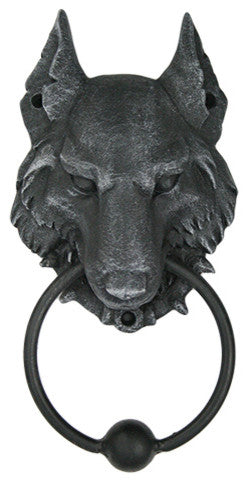Wolf Gargoyle Door Knocker