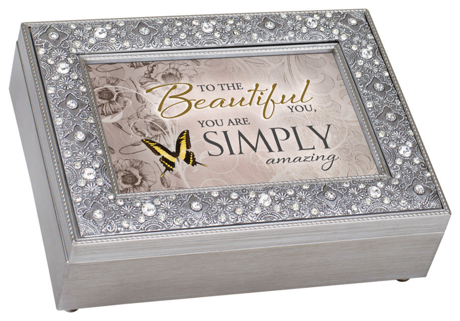 Music Keepsake Box, "Beautiful You Simply Amazing"
