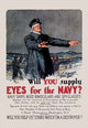 Will You Supply Eyes for the Navy?- Gallery Wrapped Canvas Art 28" x 42"