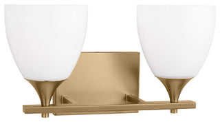 Toffino 2 Light Bath, Satin Brass