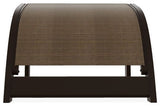 Adirondack Sling Outdoor Ottoman, Bark/Kona