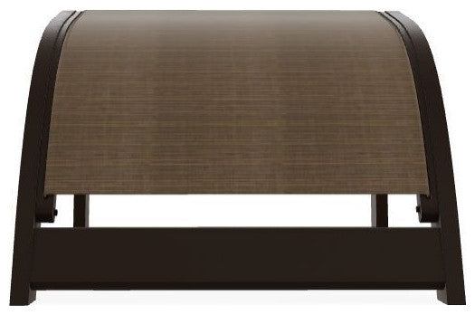 Adirondack Sling Outdoor Ottoman, Bark/Kona