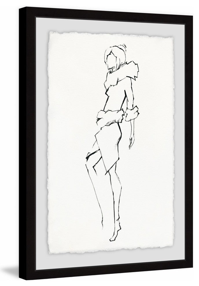 "Below Zero Fashion" Framed Painting Print, 20"x30"