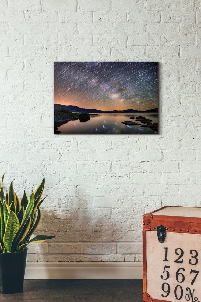 Epic Graffiti "Comet Storm" by Darren White, Giclee Canvas Wall Art, 18"x26"