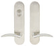 Air-Stream Lever, Tubular Dummy Entry With Dummy Cylinder, Satin Stainless Steel
