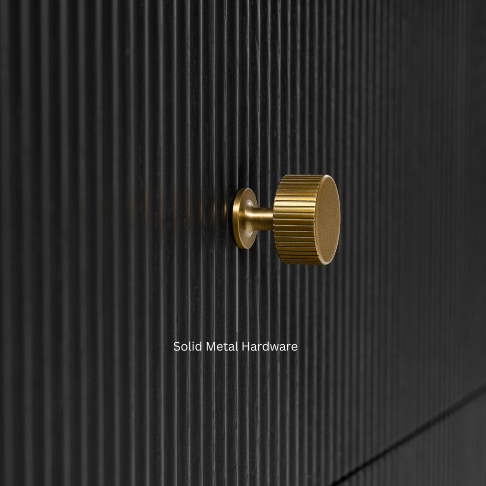 Momo Bathroom Vanity Set, Black Oak, 60"