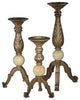 Springdale Marcus 3-Piece Marble Candle Holder Set
