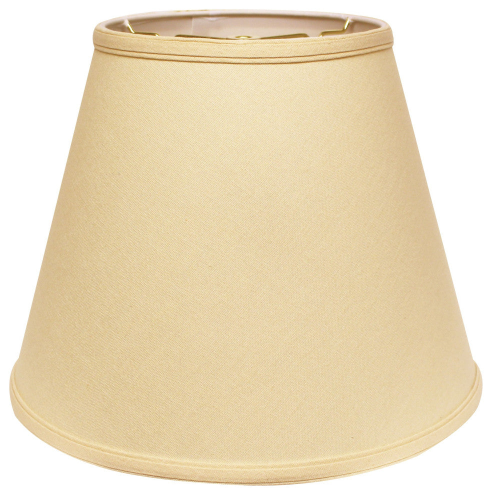 16" Parchment Biege Empire Deep Slanted Linen Lampshade