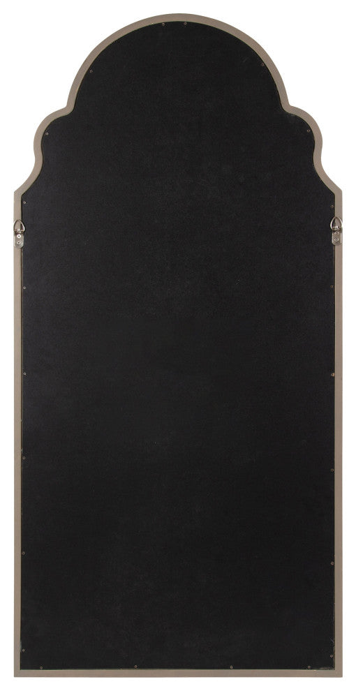 Hogan Arch Framed Mirror, Gray, 24"x48"