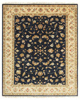 Navy Traditional Oriental Peshwar Area Rug