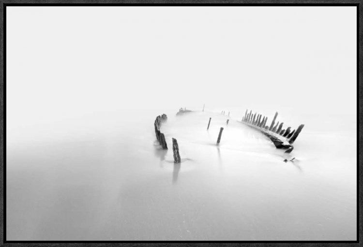"Into The Mist" Framed Canvas Giclee by Mel Brackstone, 23x16"