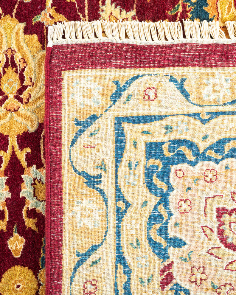 Charlee, One-of-a-Kind Hand-Knotted Area Rug Red, 8'0"x10'2"
