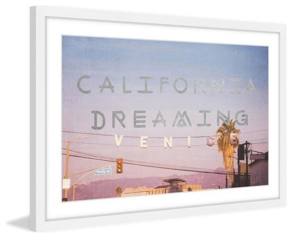 "Dreaming in Venice II" Framed Painting Print, 24"x16"