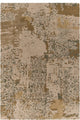 Rupec Contemporary Area Rug, Beige and Green, 5'x7'6"