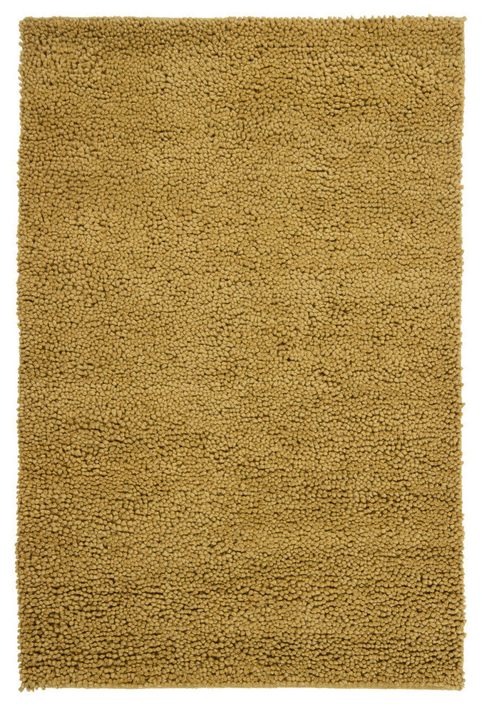 Strata Contemporary Area Rug, Gold, 7'9"x10'6" Rectangle