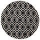 Safavieh CHT731K 7' Round Black Rug