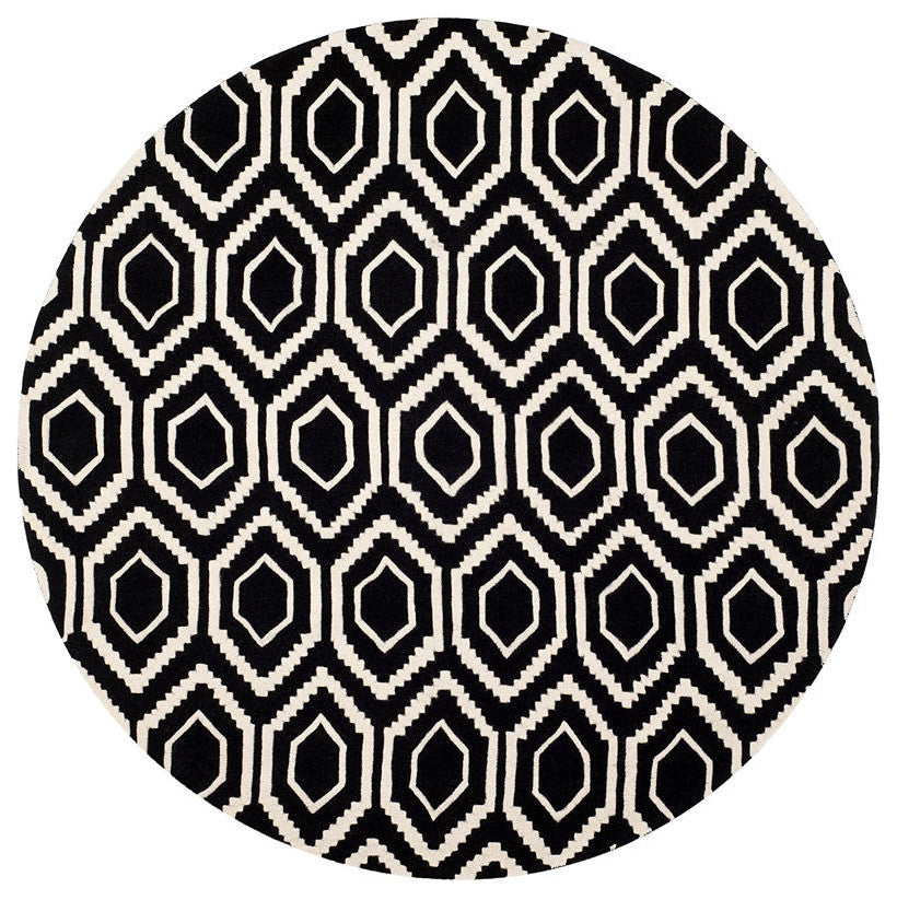Safavieh CHT731K 7' Round Black Rug