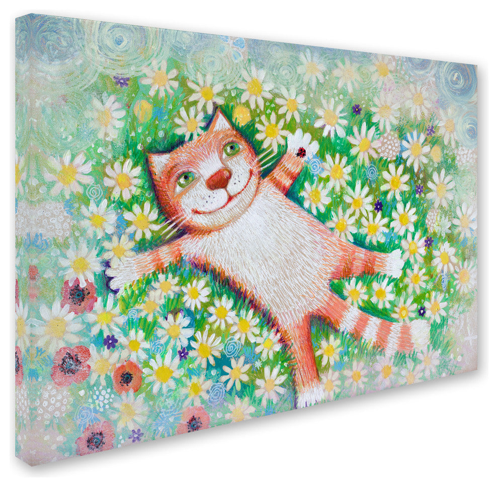 Oxana Ziaka 'Happy Summer' Canvas Art, 35" x 47"