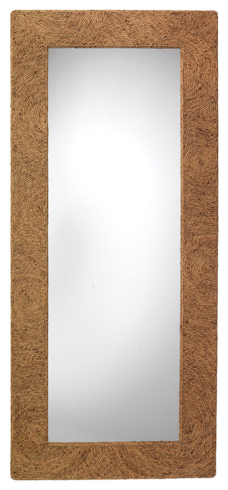 Harbor Floor Mirror, Seagrass