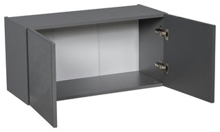 24 x 18 Wall Cabinet-Double Door-with Grey Gloss door