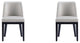 Manhattan Comfort Gansevoort Dining Chairs, Light Gray, Set of 2