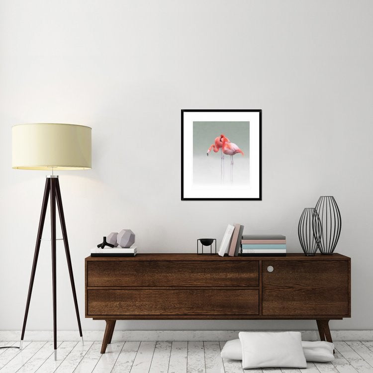"Just We Two" Framed Digital Print by Anna Cseresnjes, 26x30"