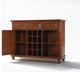 Cambridge Buffet Server / Sideboard Cabinet With Wine Storage, Classic Cherry