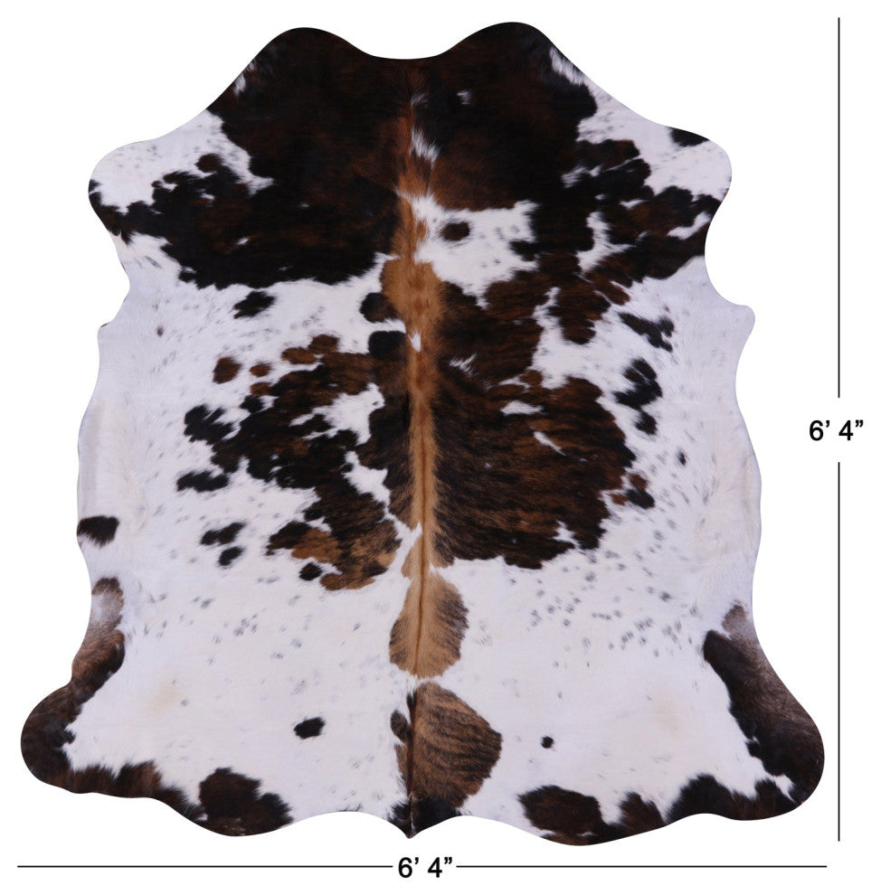 Natural Cowhide Rug 6' 4" X 6' 4" C2213