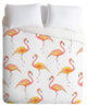 Deny Designs Sophia Buddenhagen The Pink Flamingos Duvet Cover Set
