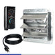 Wall Mounted Shutter Exhaust, 12"? Fan With Thermo-Speed Controller
