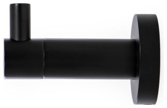 Italia Florence Series Matte Black Robe Hook