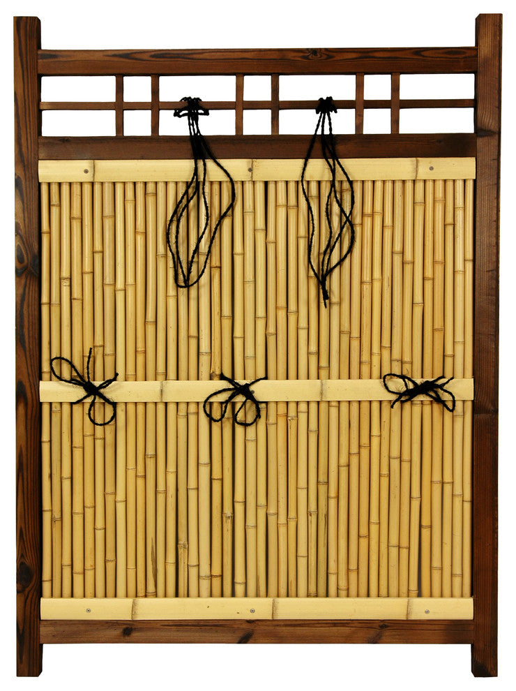 4'x3' Japanese Bamboo Kumo Fence