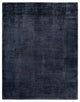 Overdyed One-of-a-Kind Hand-Knotted Area Rug Black, 8' 1" x 10' 4"