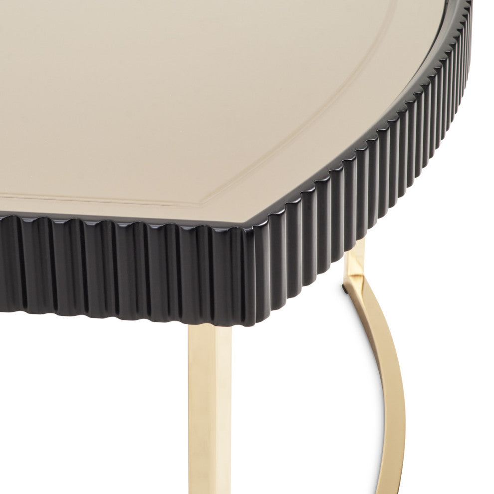 Lisbon Cocktail Table, Silken Matte Black