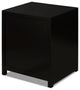 Matte Black Elmwood Chinese Ming Cabinet