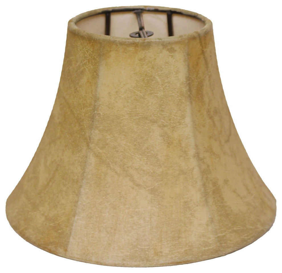 6" Faux Snakeskin Set of 6 Slanted Chandelier Parchment Lampshades